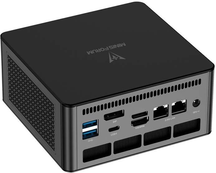 Kasë Minis Forum UM890 Pro, Ryzen 9 8945HS, barebone, e zezë