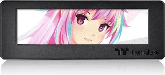 Ekran LCD 3.9 inç Thermaltake, aksesor për kasë, i zi