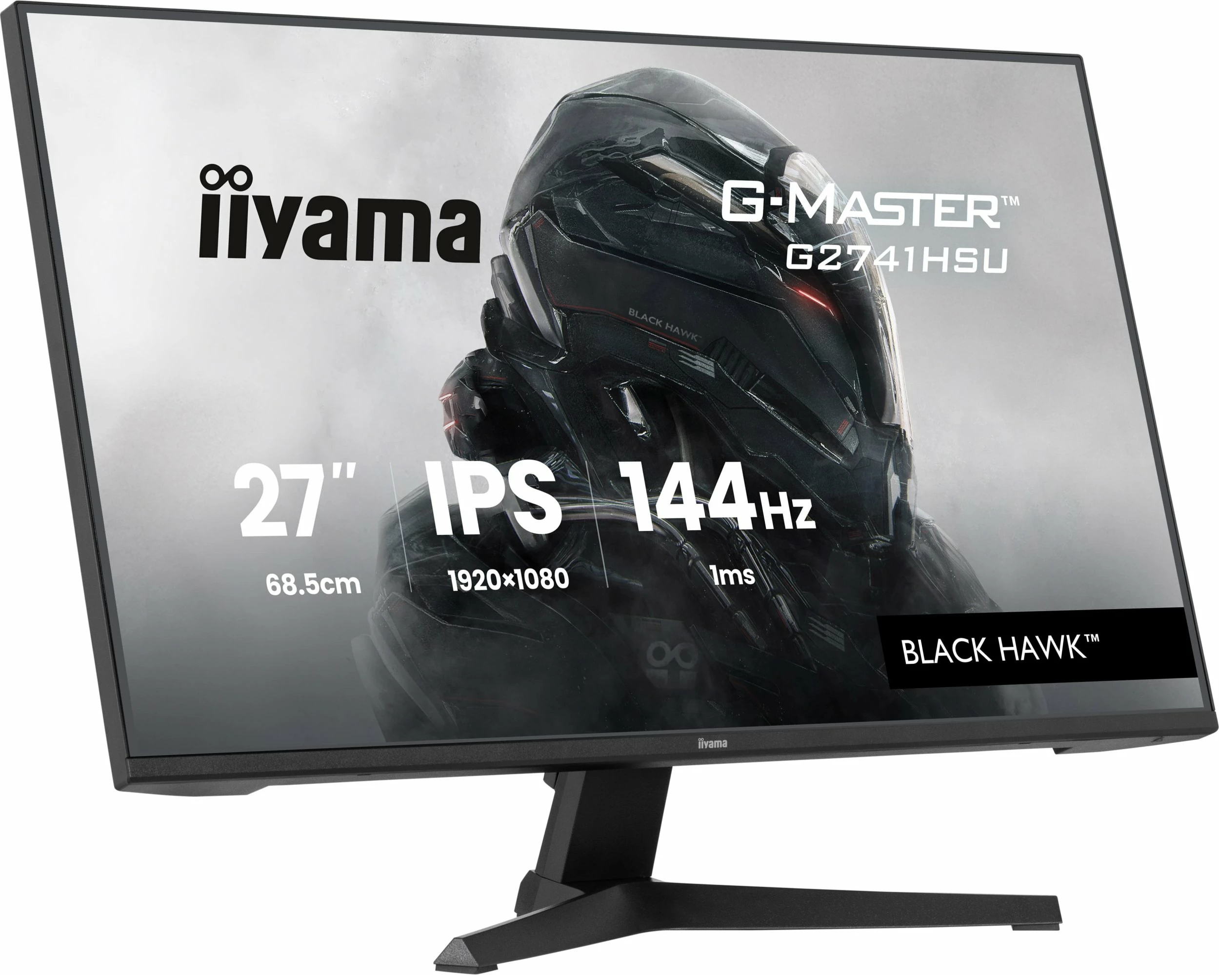 Monitor iiyama G-Master GB2741HSU-B1 Black Hawk 27\" IPS Full HD 144Hz 1ms FreeSync, i zi