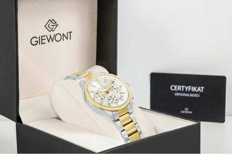 Orë dore femrash Giewont GW3670-B4, argjend dhe ar