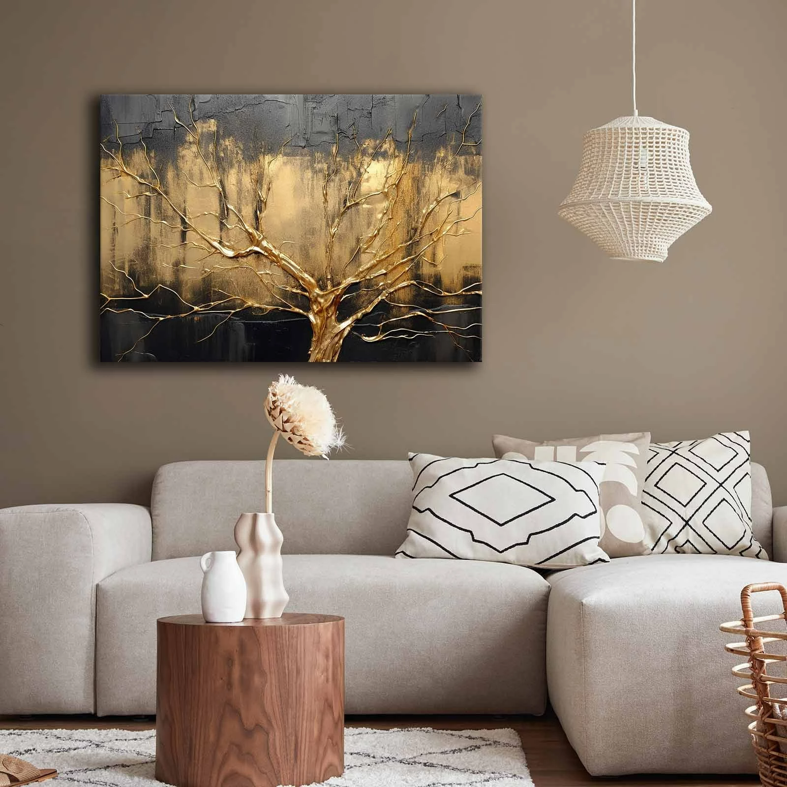 Pikturë dekorative në kanavacë, Wallity, 70100GSC-027, shumëngjyrëshe, 70x100cm