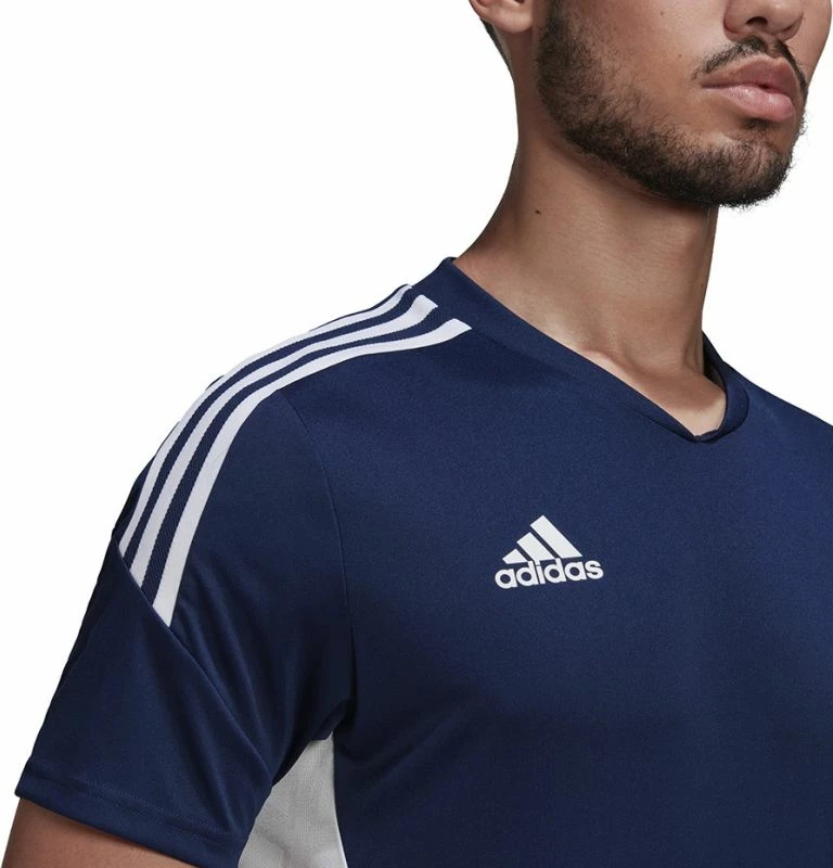 Fanellë futbolli për meshkuj adidas Condivo 22, e bardhë dhe blu marine