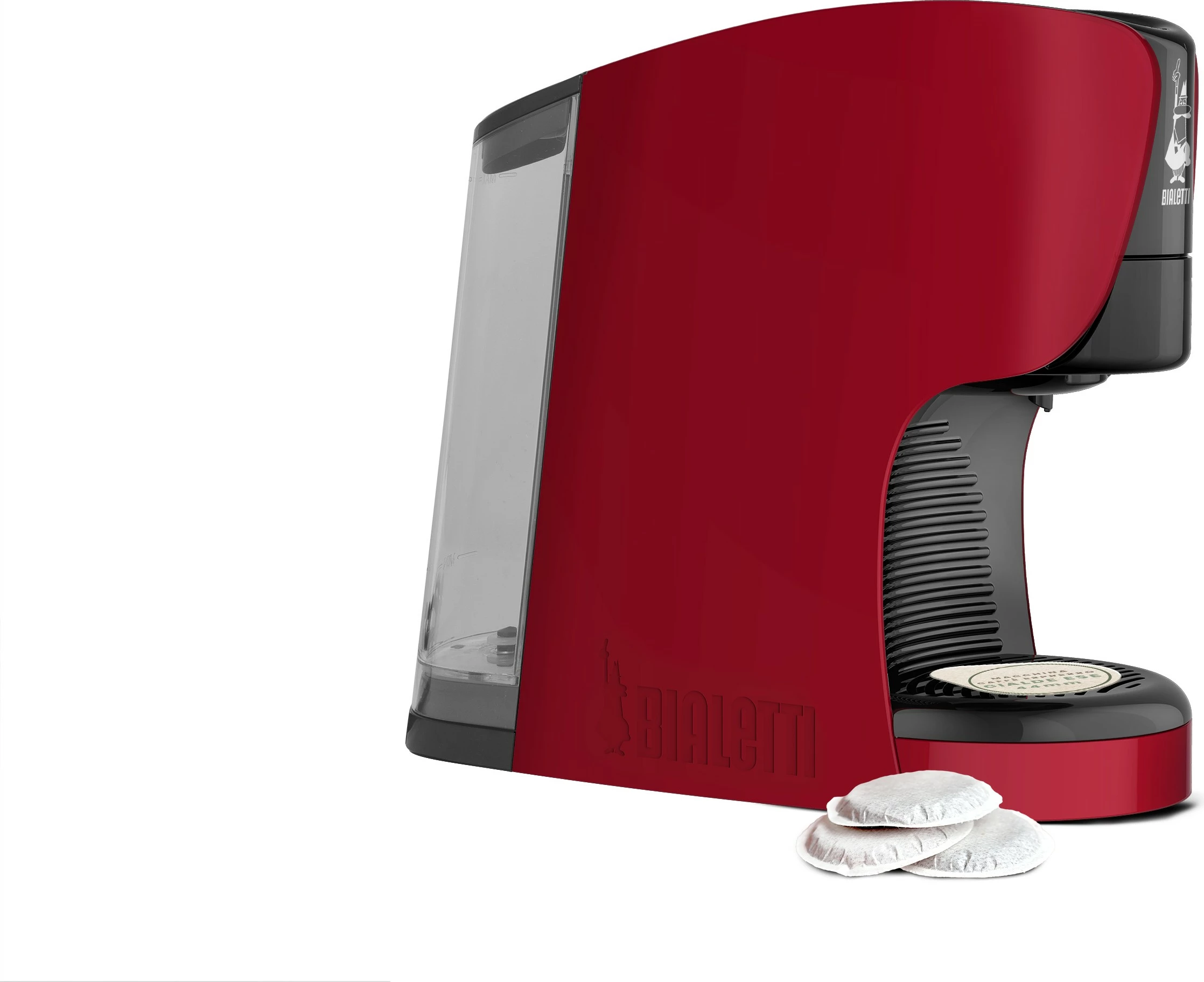 Aparat kafeje me kapsula Bialetti 098150531, 0.4L, 1450W, e kuqe