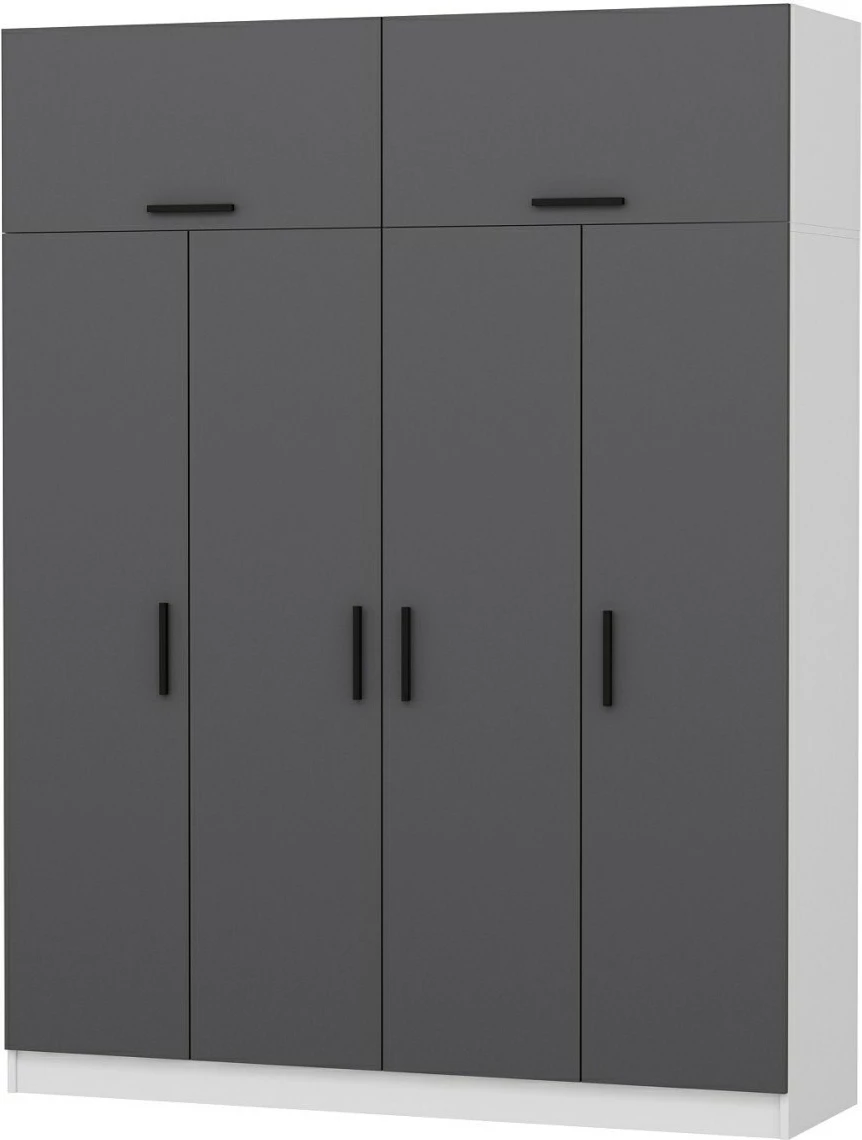 Dollap për rroba, ngjyrë antracit, Skye Decor, 5237