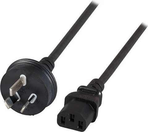 Kabllo rryme EFB Elektronik AS3112–C13 180°, 1.8m, 10A/250V, zezë