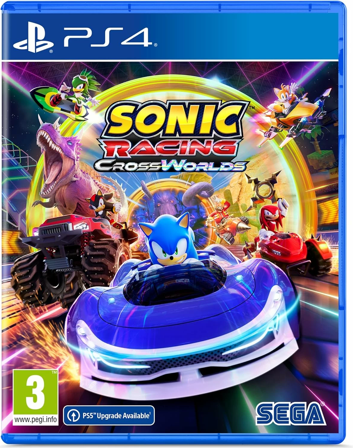 Lojë për PlayStation 4 SEGA Sonic Racing: CrossWorlds, PEGI 3