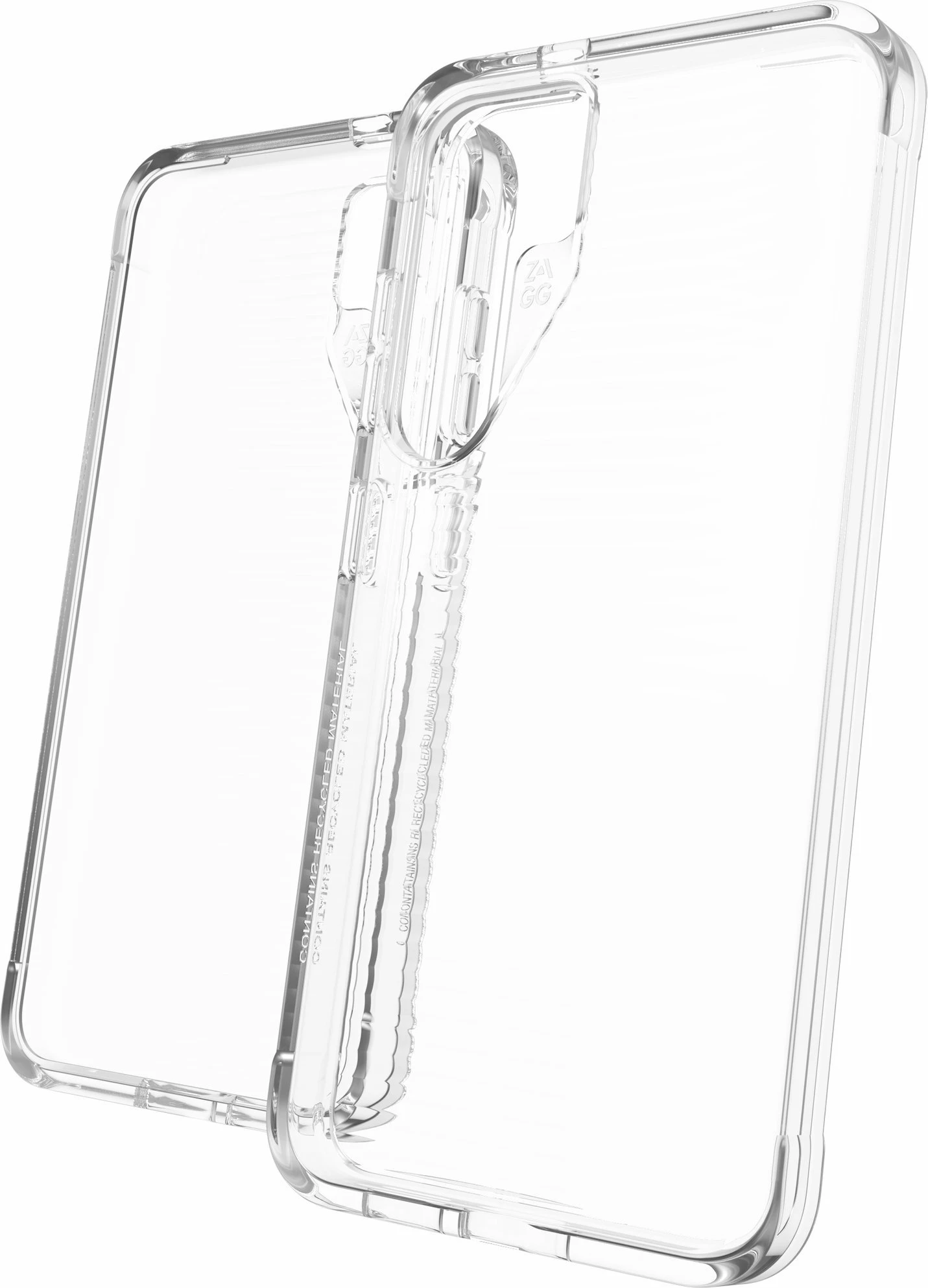 Mbështjellës Zagg Luxe për Samsung Galaxy S24, mbrojtje rënie 3 m, TPU me graphene, Transparent