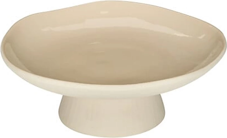 Enë dekorative Orezan, qeramike, ngjyrë bezhë, 28x10cm, set prej 4 copësh