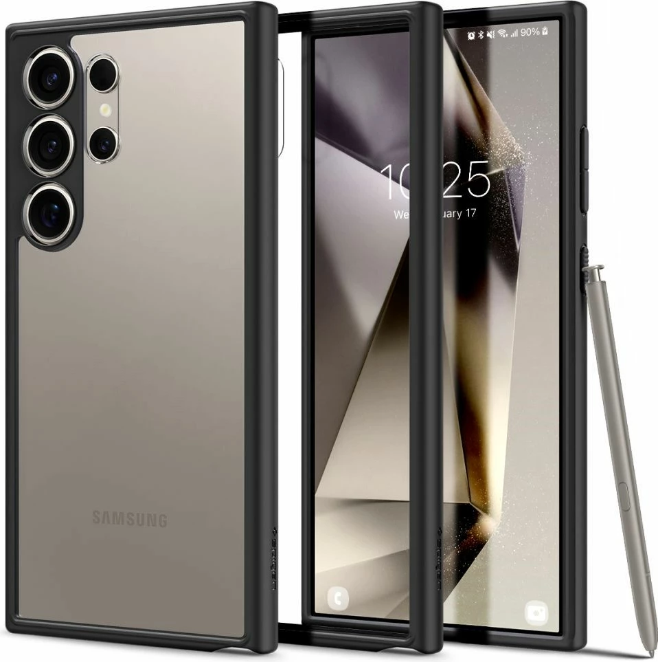Mbështjellës Spigen Ultra Hybrid për Samsung Galaxy S24 Ultra, Matte Black