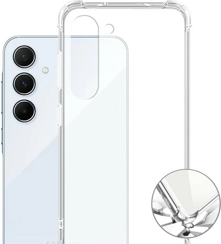 Mbështjellës 4smarts 541338, Samsung Galaxy A56 5G, 17 cm (6.7"), Transparent