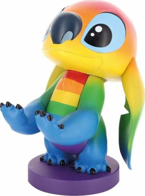 Mbajtës celulari/kontrolleri Cable Guys Disney Lilo & Stitch Rainbow Stitch 20 cm, shumëngjyrësh