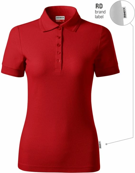 Maicë polo për femra Rimeck, e kuqe