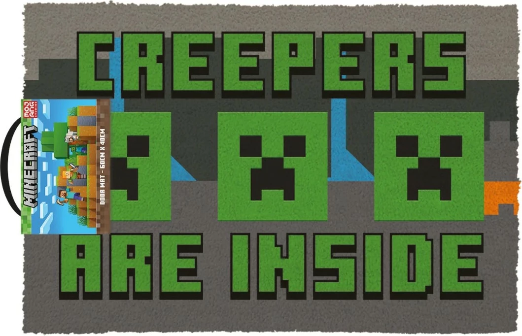 Tapet dere Pyramid International Minecraft "Creepers Need Hugs" 60x40 cm, fibër kokosi