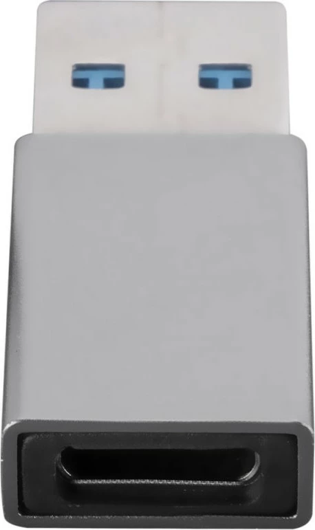 Adapter USB 4smarts 540275, USB Type-A në USB Type-C, Gri