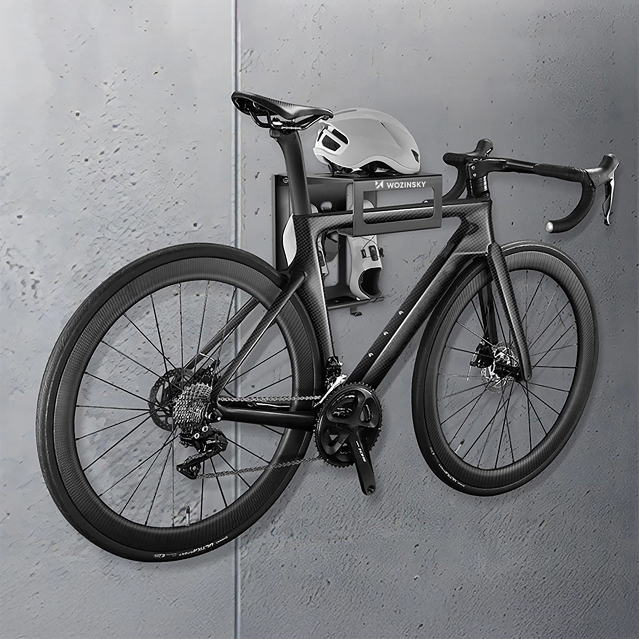 mbajtëse muri për biçikletë Wozinsky WSW-01S, deri 25 kg, me komplet montimi, e zezë