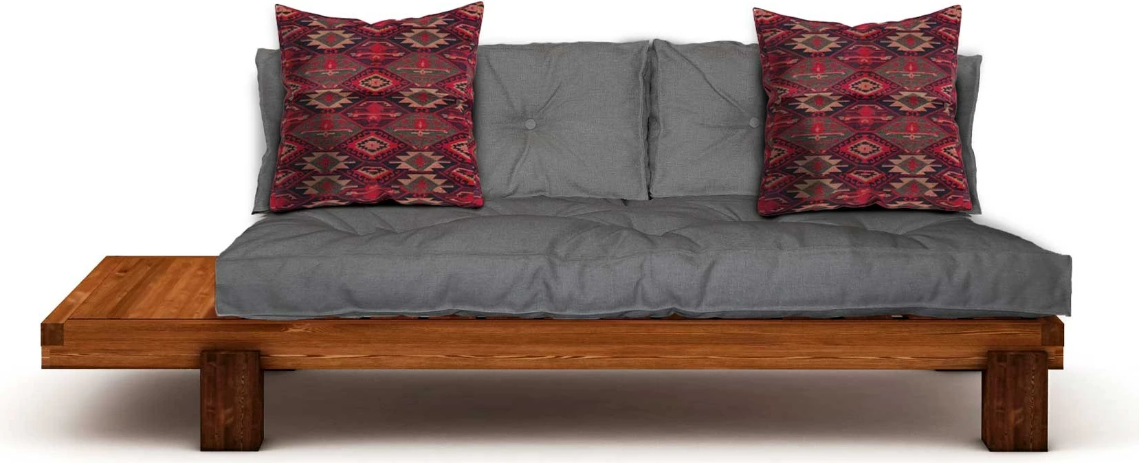 Lounge Atelier del Sofa, ngjyrë teak dhe gri, CPT8312-200