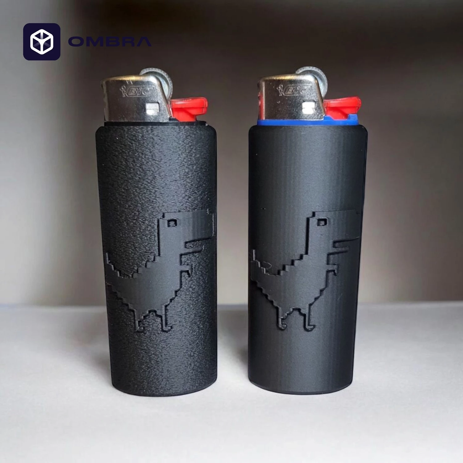 Mbajtëse për çakmak BIC, dizajni "No Internet Bic Case", e zezë