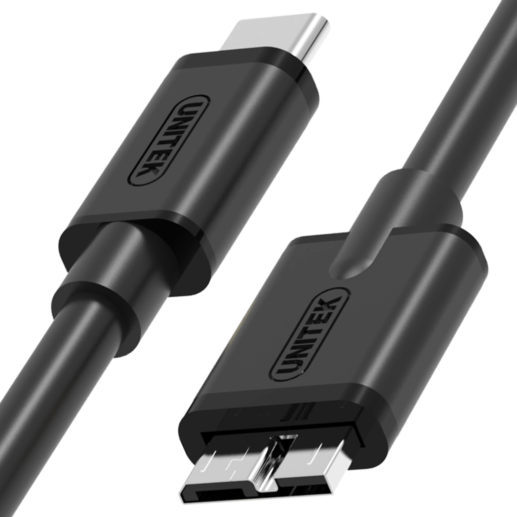 Kabllo USB-C në microUSB Unitek Y-C475BK 1 m USB 3.0, e zezë