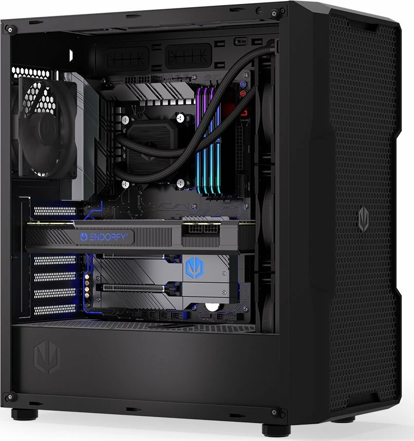 Ftohje me ujë AIO Endorfy Navis F360 EY3B003, radiator 360 mm, 3x120 mm PWM, e zezë