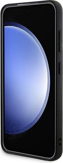 Mbështjellës Guess 4G Metal Gold Logo për Samsung Galaxy A35, i zi