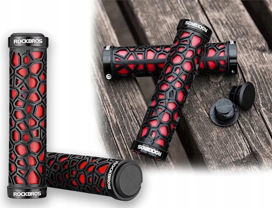 Doreza biçiklete Rockbros 2017-14ARD, e zezë dhe e kuqe