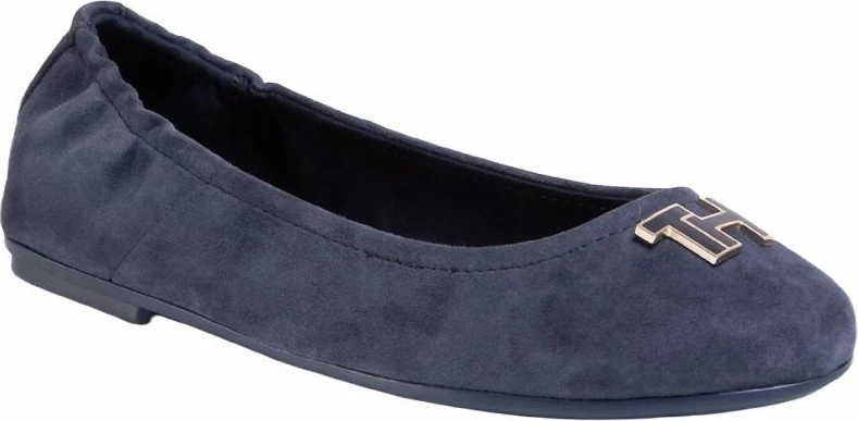Këpucë ballerina për femra Tommy Hilfiger, blu marine