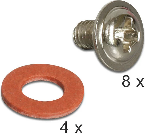 Kllapë montimi DeLOCK 18205, adapter 2.5" në 3.5", metal, e zezë