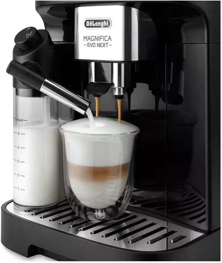 Aparat kafeje DeLonghi Magnifica Evo Next ECAM 310.60.B, automatik, mulli çeliku, 1.9L, zi