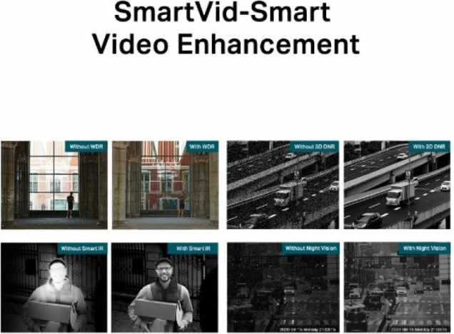 Kamerë sigurie me rrjet TP-LINK VIGI C350 5MP Full-Color Bullet 2.8mm, bardhë/zi