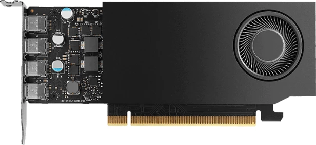 Kartelë grafike PNY NVIDIA RTX A1000 8GB GDDR6 PCIe 4.0, e zezë