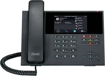 Telefon fiks zyre Auerswald COMfortel D-400, ekran me prekje 4.3", taste funksioni të programueshme, i zi