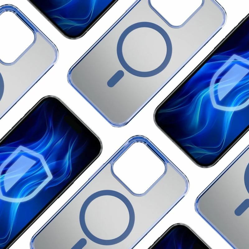 Maskë telefoni 3mk Frosty MagCase për iPhone 15 Pro Max, blu