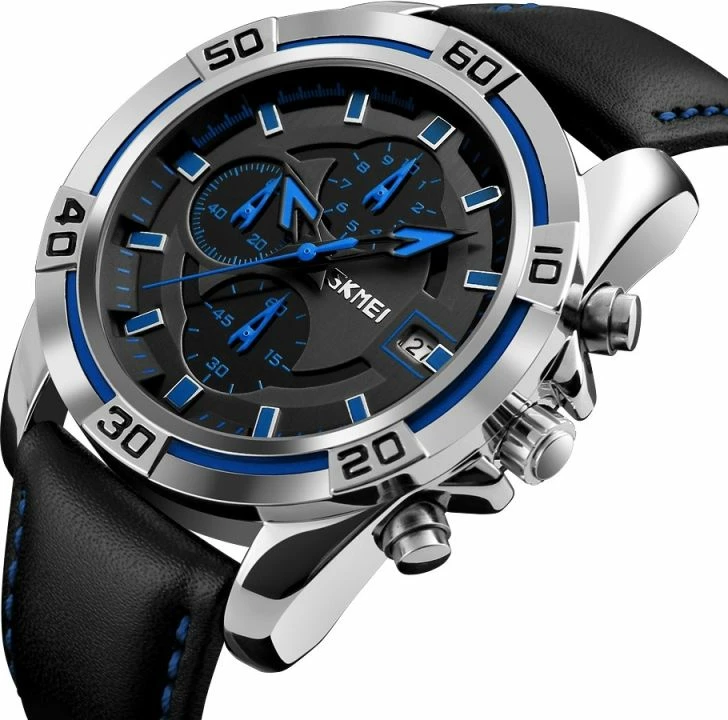 Orë dore për meshkuj Skmei, e zezë