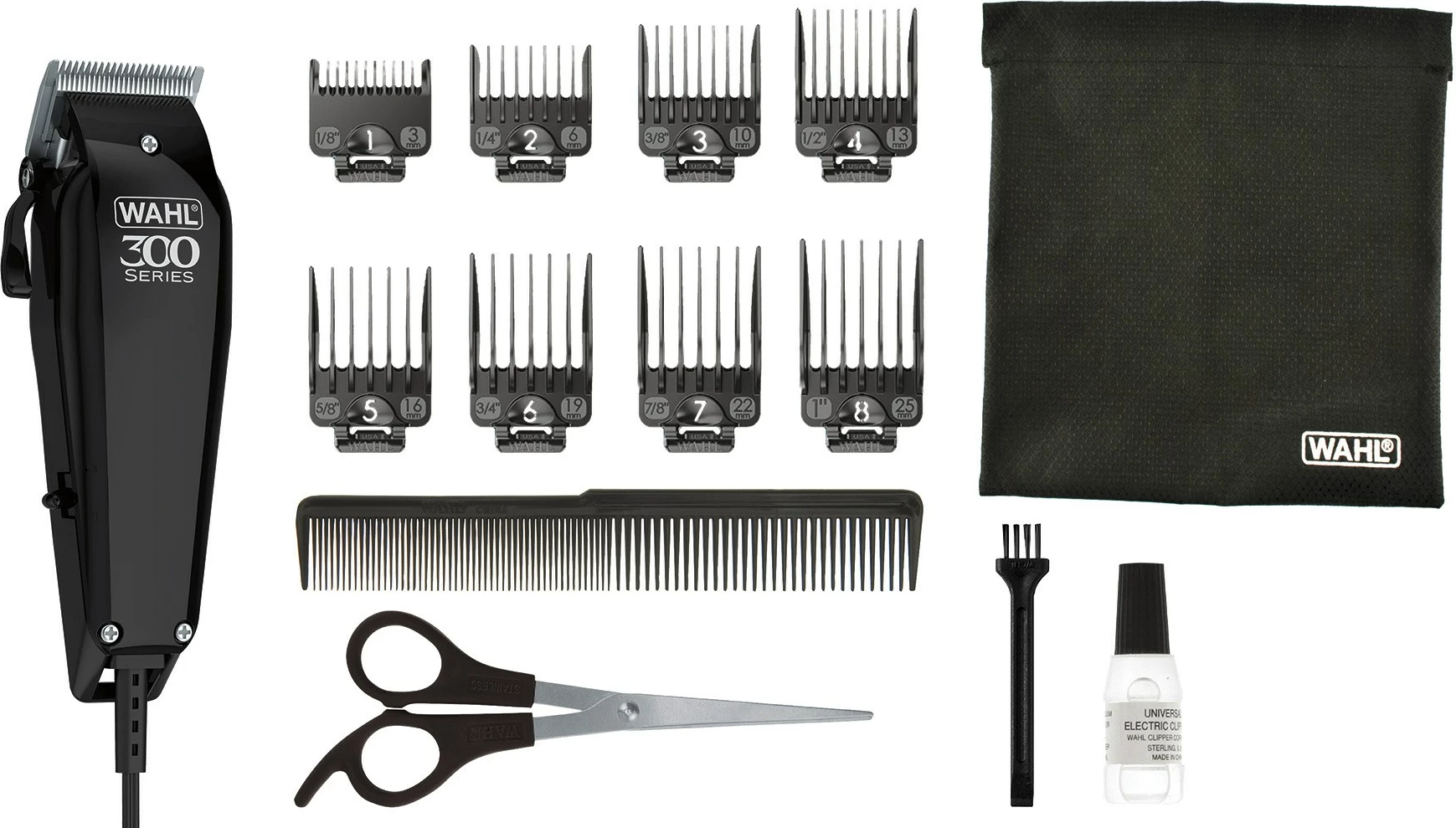 Makinë rroje Wahl Home Pro 300, 20102-0460, E zezë