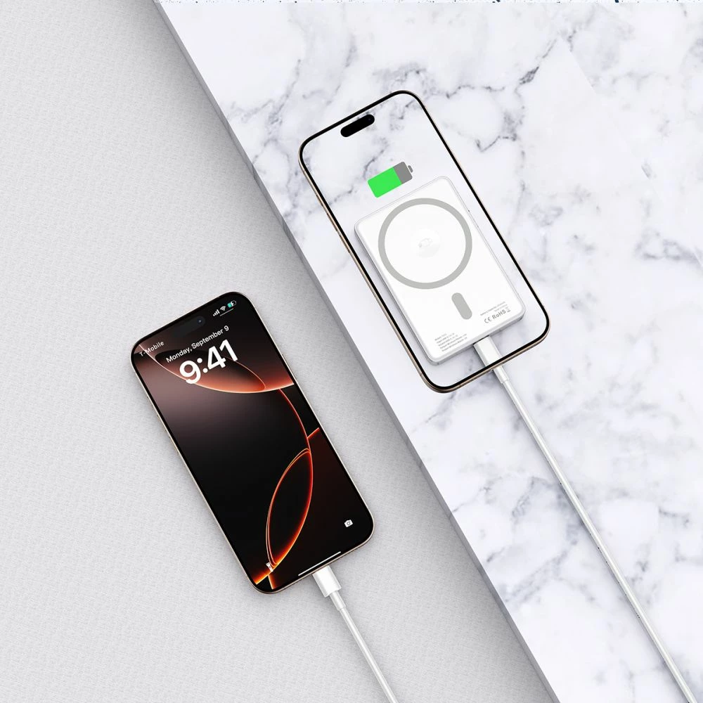 Powerbank Tech-Protect PB33 LifeMag 5000mAh, MagSafe, argjendtë