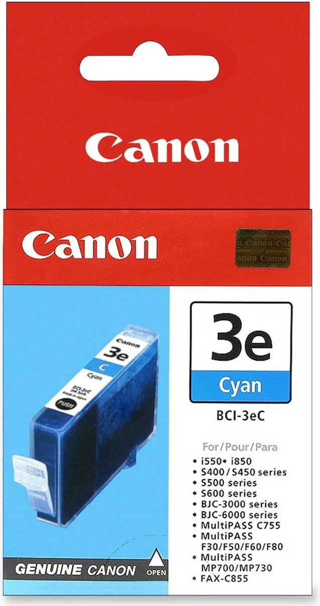Rezervuar boje Canon BCI-3EC, Cyan, 1 copë