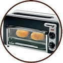 Toster Tefal TL6008, 2 fetë, 1300 W, kontroll i pjekjes, alumin/i zi