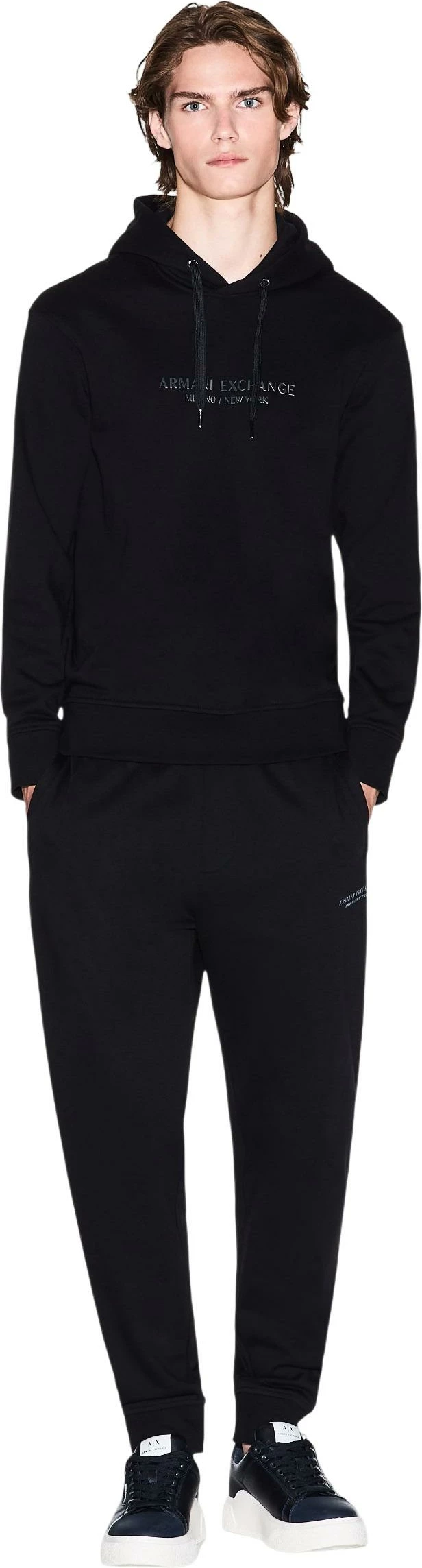 Duks me kapuç për meshkuj Armani Exchange XM001294 AF20934, i zi [Madhësia: L]