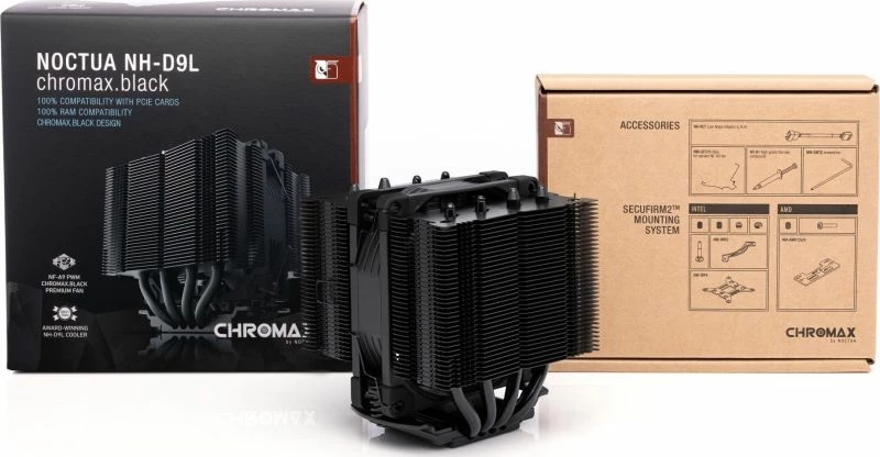 Ftohës CPU NOCTUA NH-D9L chromax.black, i zi