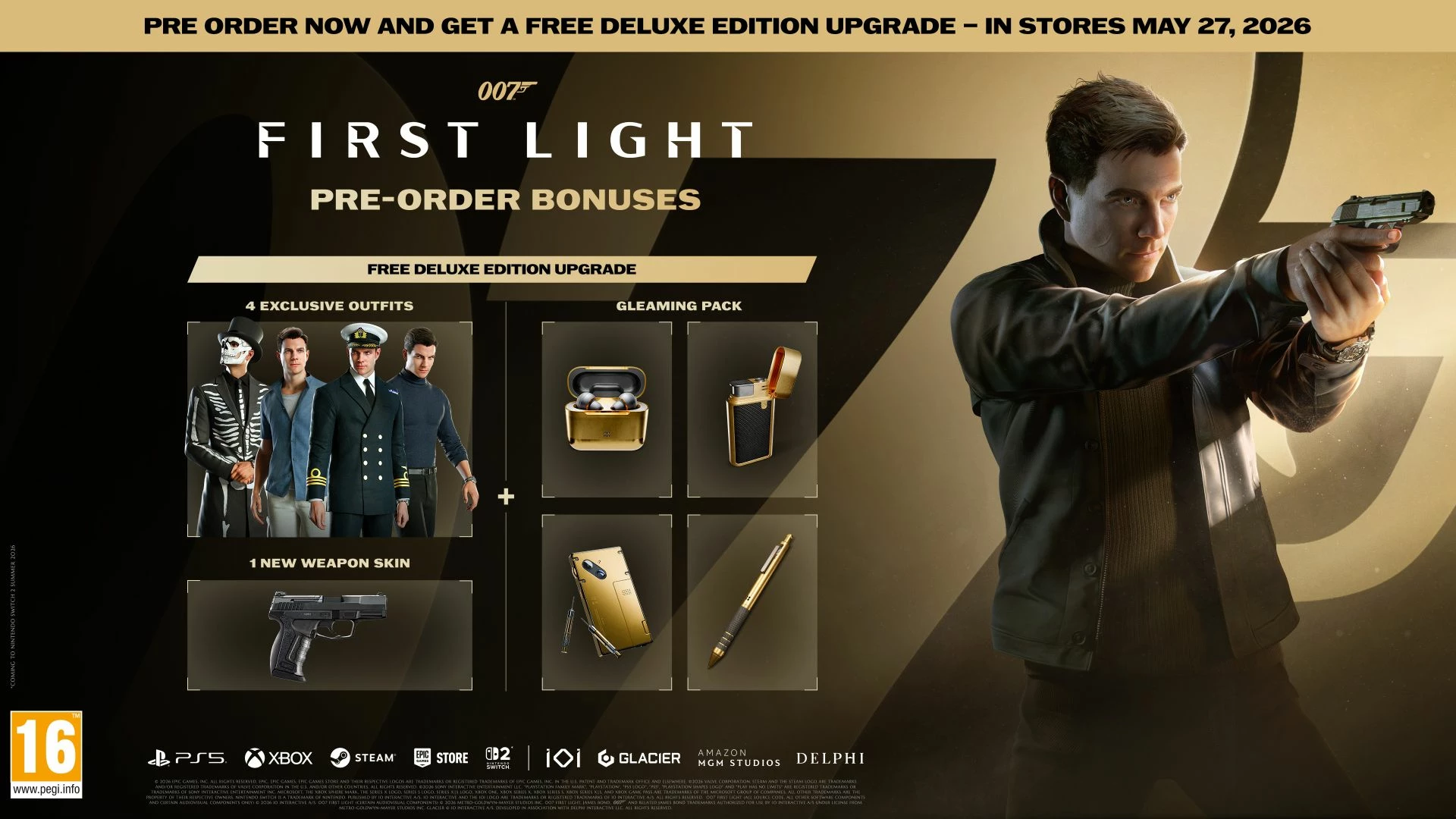 Lojë për PC IO Interactive 007 First Light, PEGI 16