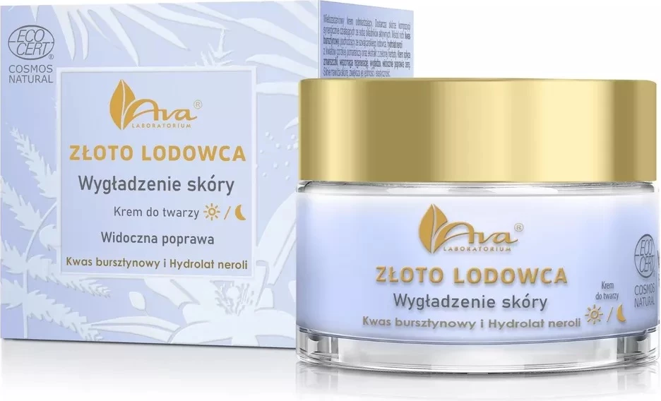 Krem fytyre për femra Ava Laboratorium Glacier Gold Smoothing, 50ml