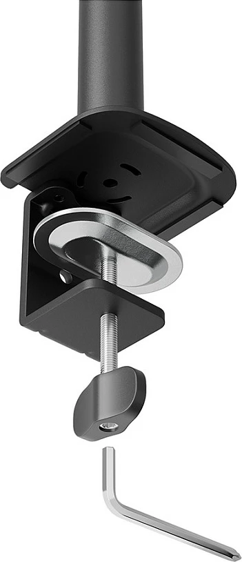 Krah monitorësh Neomounts NERO DS60-600BL3, për 3 monitorë 10-27", VESA 75x75/100x100, e zezë