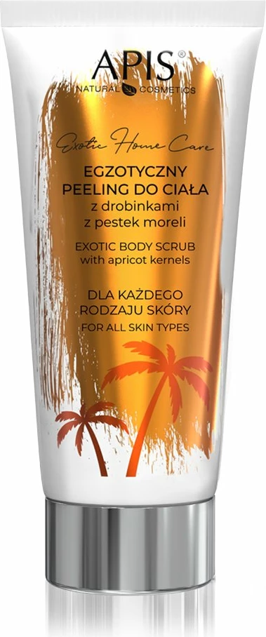 Skrab trupi APIS Exotic Home Care Exotic Body Scrub me grimca bërthame kajsie për femra, 200ml