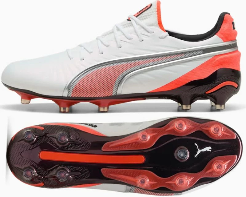 Atlete futbolli Puma për meshkuj, të bardha