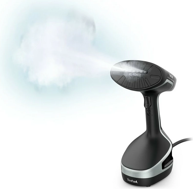 Hekur me avull Tefal Access Steam Force DT8270E1, 2000W, depozitë 0.2L, i zi