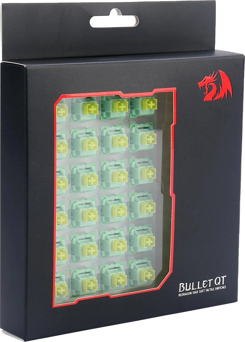 Switch mekanik Redragon Bullet-QT A-113, 24 copë, Lime