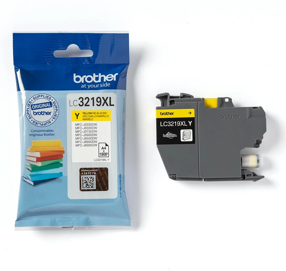 Toner Brother LC3219XLY, 1500 faqe, Ngjyrë Verdhë