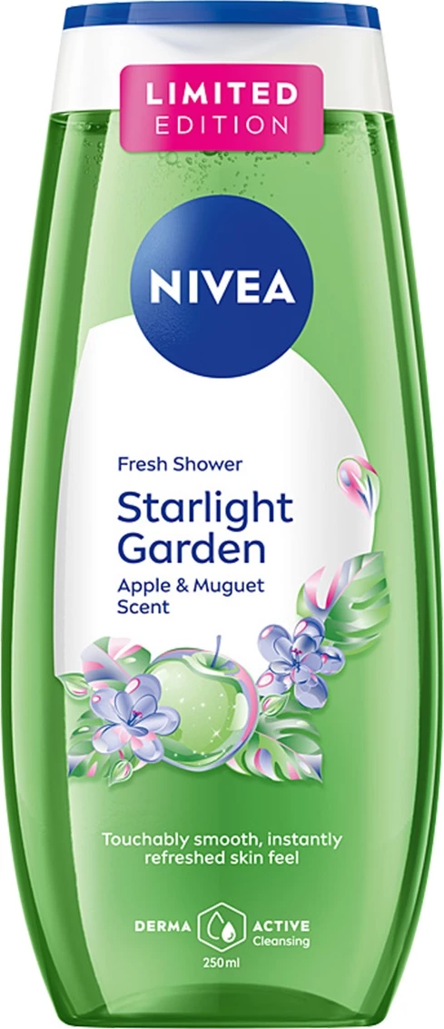 Xhel dushi për femra Nivea Starlight Garden Refreshing 250ml
