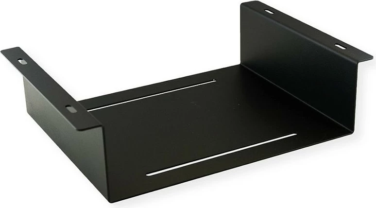 Raft për rack Roline 17030113, metal, 10 kg, 244.8 x 203 x 70.4 mm, i zi