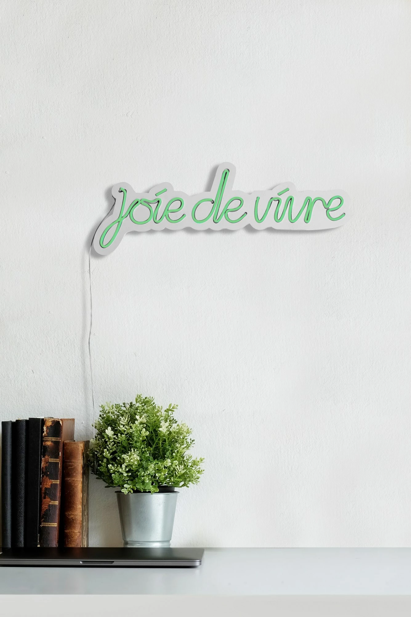 Dritë dekorative LED plastike, 'joie de vivre', ngjyrë e gjelbër